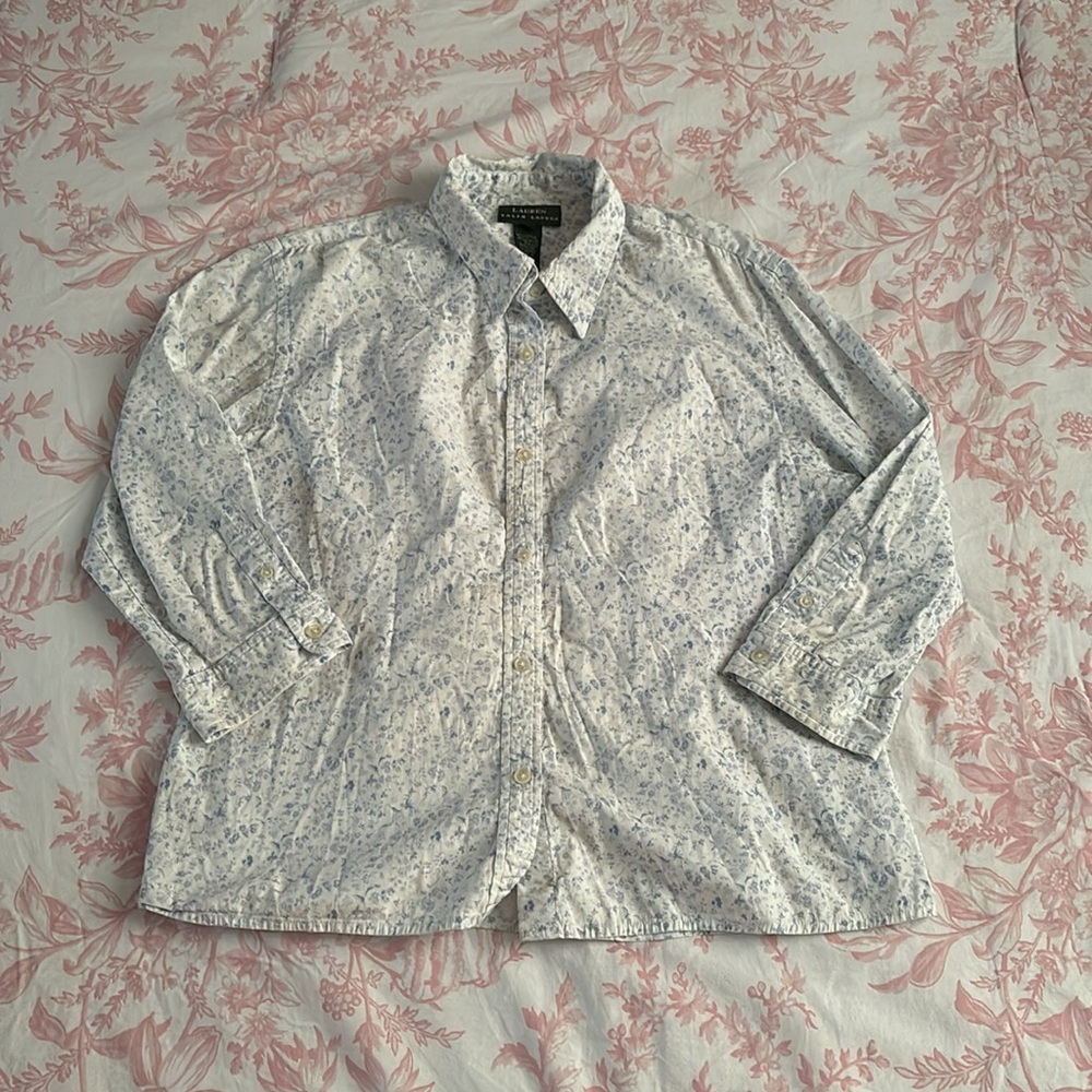 Lauren Ralph Lauren Button Up Blouse